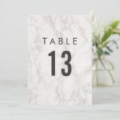 Elegante bruiloftsfeest | Tafel nummers Kaart (Staand voorkant)