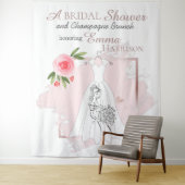 Elegante bruiloftsfotobehang / wandtapijt wandkleed (In situ)