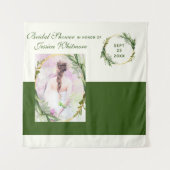 Elegante bruiloftsfotobehang / wandtapijt wandkleed (Voorkant (horizontaal))