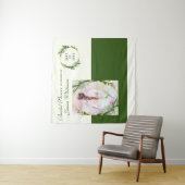 Elegante bruiloftsfotobehang / wandtapijt wandkleed (In situ)