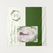 Elegante bruiloftsfotobehang / wandtapijt wandkleed (Voorkant)