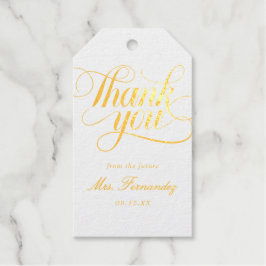 Elegante Bruiloftsontvangst Cadeaulabels