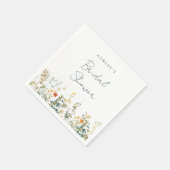 Elegante bruiloftsontvangst met wilde bloemen servet (Hoek)