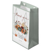 Elegante bruiloftsshower-herinnering najaar klein cadeauzakje (Voorkant Gekanteld)