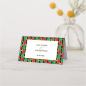 Elegante bruiloftsviering op ST KITTS NEVIS Plaatskaartje (Achterkant)