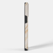 Elegante bruine goud glans iPhone hoesje (Rechterkant)