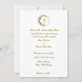 Elegante bruine huwelijksuitnodiging, Jubileum Kaart