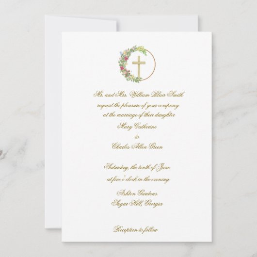 Elegante bruine huwelijksuitnodiging, Jubileum Kaart (Voorkant)