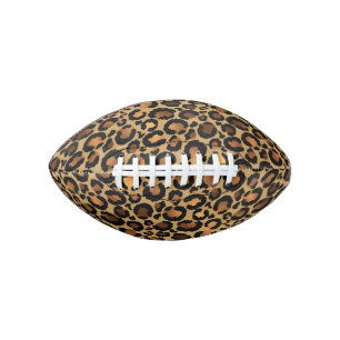 Elegante bruine luipaardvlekken wilde glamour dier american football