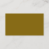 Elegante bruine monogram trouwbijlage kaart (Achterkant)