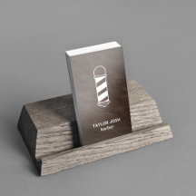 Elegante bruine namaakleren zilveren kapper QR-cod