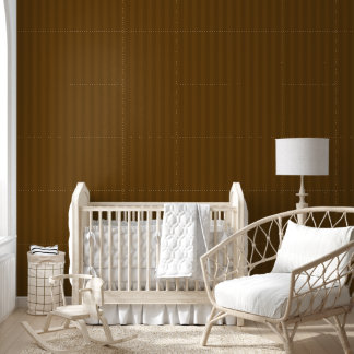 Elegante bruine verticale strepen dik behang