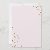 Elegante brunch & bubble bruids douche uitnodiging (Achterkant)