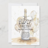 Elegante brunch en bubble Vrijgezellenfeest Kaart (Voorkant)