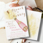 Elegante brunch en bubble Vrijgezellenfeest Kaart