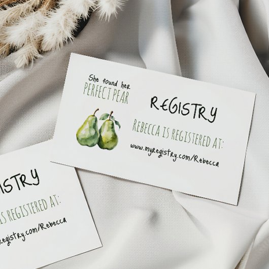 Elegante Brunch Perfect Pear Vrijgezellenfeest Reg Informatiekaartje
