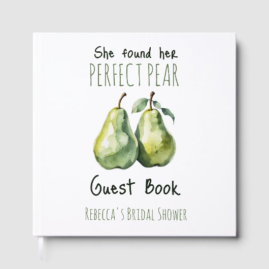 Elegante Brunch Perfecte Peer Bruidsmeisjeshuwelij Gastenboek (Voorkant)