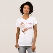 Elegante Brunette esthetiek – Chic Mode Illustra T-shirt (Voorkant volledig)