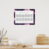 Elegante Brush Stroke Trouwstoel Grafiek Poster (Keuken)