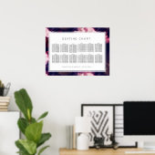 Elegante Brush Stroke Trouwstoel Grafiek Poster (Thuiskantoor)