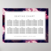 Elegante Brush Stroke Trouwstoel Grafiek Poster (Voorkant)