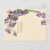 Elegante budget bruids douche uitnodiging briefkaart (Achterkant)