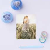 Elegante BUDGET Foto Overlay Smaragdgroene Huwelij Flyer (Enkel)