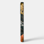 Elegante Bumblebee en Floral Design iPhone Case" Case-Mate iPhone Case (Achterkant / Links)