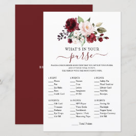 Elegante Burgundy Blush Bloemenspel voor in de Dou