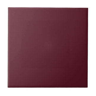 Elegante Burgundy Effen Kleur Bruiloft Tegeltje