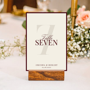 Elegante Burgundy Oud Geld Huwelijk Kaart