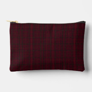 Elegante Burgundy Tartan Etui