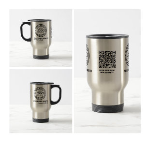 Elegante Business Logo QR Code Corporate Branding Reisbeker