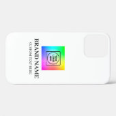 Elegante businesslogopromotie iPhone-hoes Case-Mate iPhone Case (Achterkant (horizontaal))