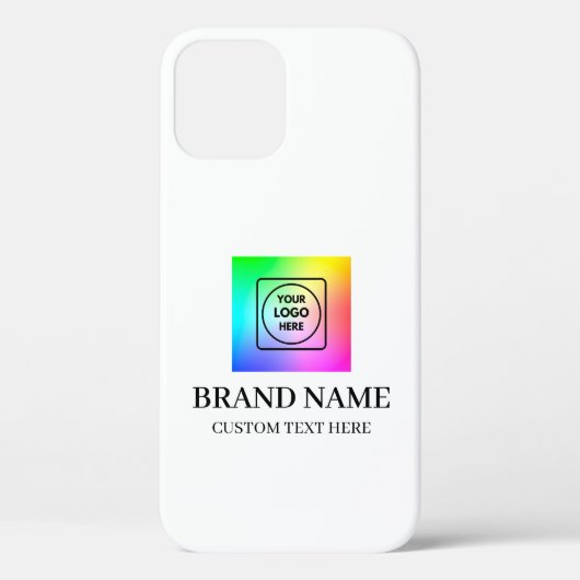 Elegante businesslogopromotie iPhone-hoes Case-Mate iPhone Case (Achterkant)