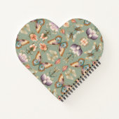 Elegante Butterfly Artisan Notitieboek (Achterkant)