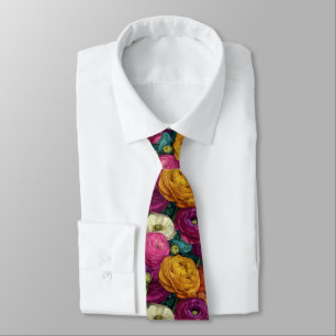 Elegante cadeau voor vriend ranunculus stropdas