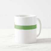 Elegante cadeaubow – modern kerstontwerp koffiemok (Voorkant rechts)