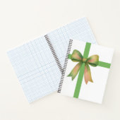 Elegante cadeaubow – modern kerstontwerp notitieboek (Binnen)