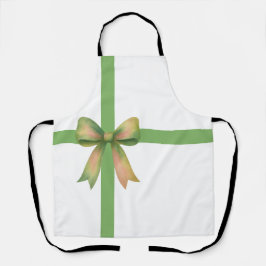 Elegante cadeaubow – modern kerstontwerp schort