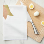 Elegante cadeaubow – modern kerstontwerp theedoek (Quarter Fold)