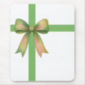 Elegante cadeaubow – moderne kerstontwerp muismat (Voorkant)
