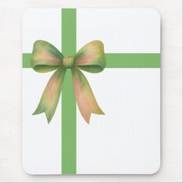 Elegante cadeaubow – moderne kerstontwerp muismat