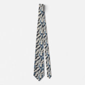 Elegante Cadeaus Voor Echter Tijgerprint Stropdas (Voorkant)
