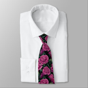 Elegante Cadeaus Voor Mannen Anjer Bloem Stropdas