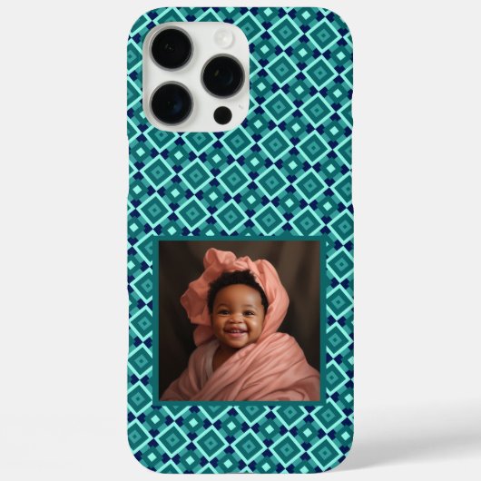 Elegante Cadeaus Voor Oma Vierkant Patroon Case-Mate iPhone Case (Achterkant)