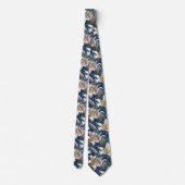 Elegante Cadeaus Voor Vader Lelies Stropdas (Achterkant)