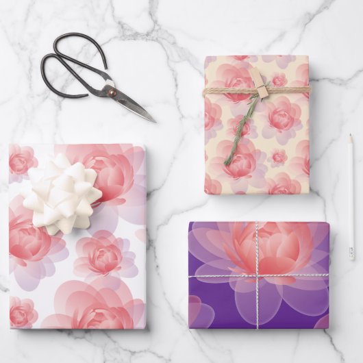 Elegante cadeauverpakking voor Moederdag & special Inpakpapier Vel (Voorkant)