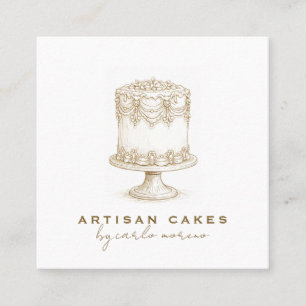 Elegante Cake Bakkerij Visitekaartje