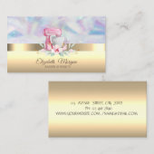 Elegante  Cake Mixer Bloemenbakkerij Visitekaartje (Voorkant / Achterkant)